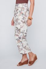 Coco Y Club Tropical Palm Wide-Leg Pant – Premium Linen Blend