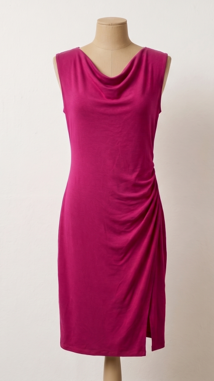 Renee C. Raspberry Elegance Sheath