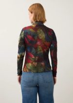 FDJ Long Sleeve Mock Neck Top - Autumnal - Image 2